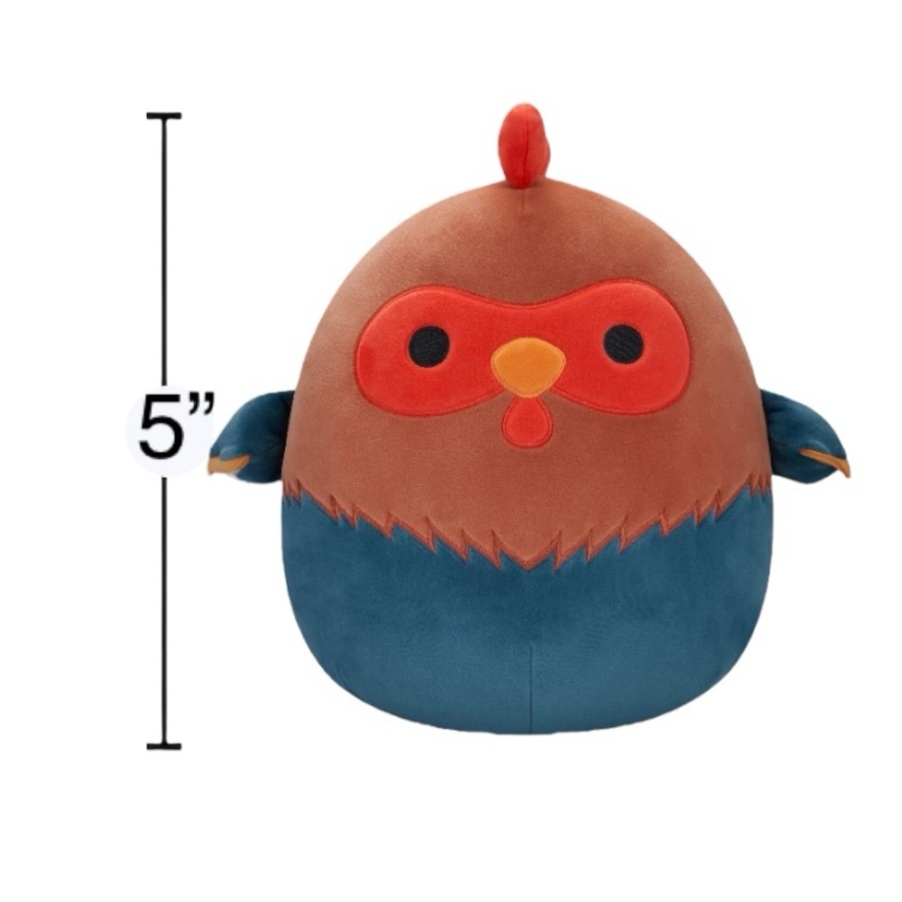 Squishmallows Red and Blue Reed The Rooster Plush Toy - Picture 4 of 9